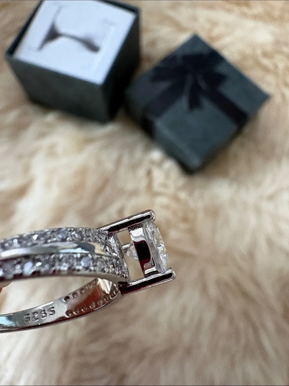 Moissanite Ring